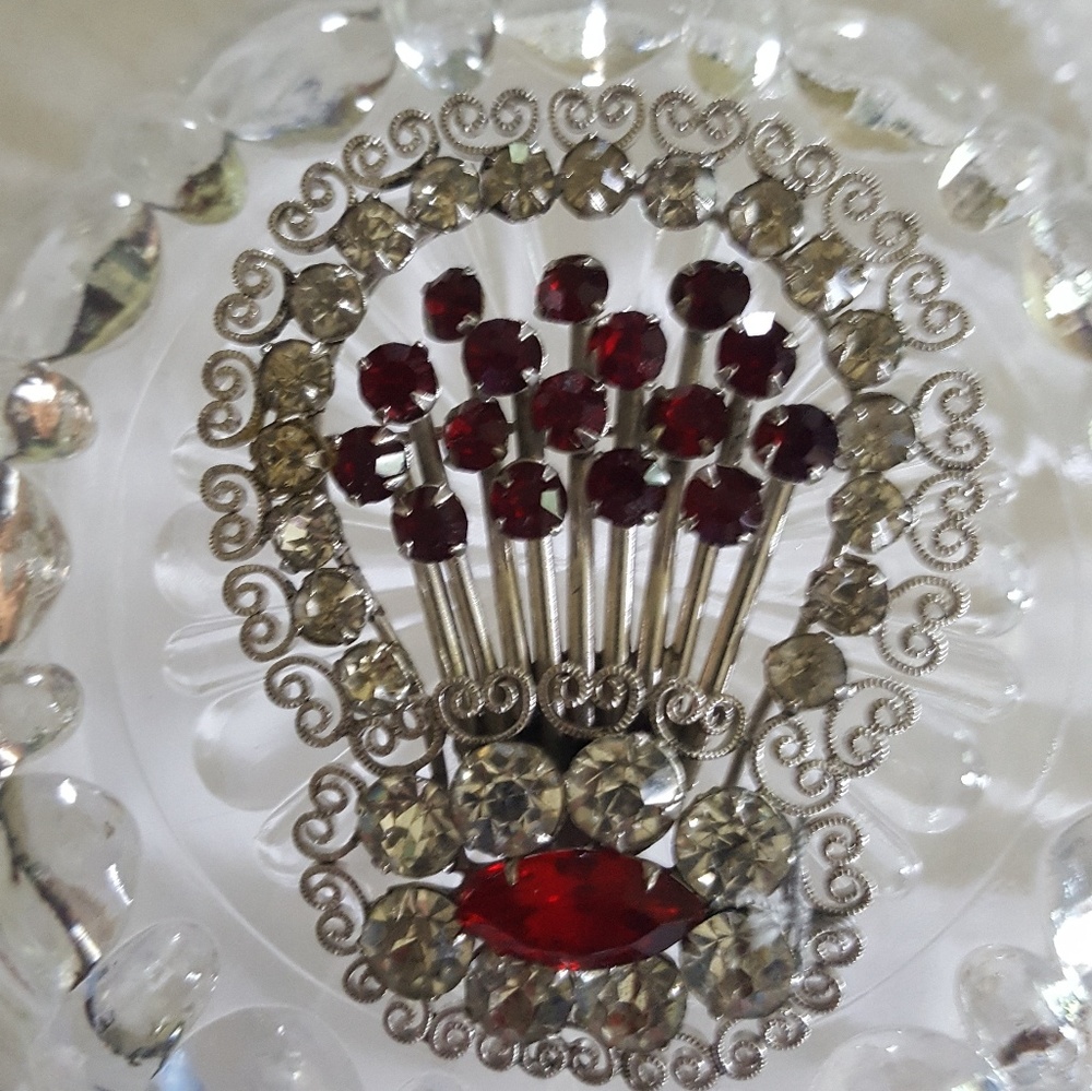 Magnificent ruby pin.